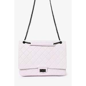 Pre-Loved Chanel™ 2008/9 Grey Leather Quilted 2.55 Reissue XL Bag